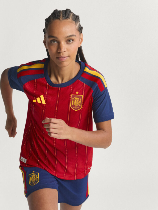 Spain 26 Home Authentic Jersey, størrelse Large