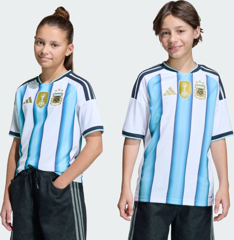 Argentina Hjemmedrakt World Cup 2026 Barn - adidas, størrelse 140 cm