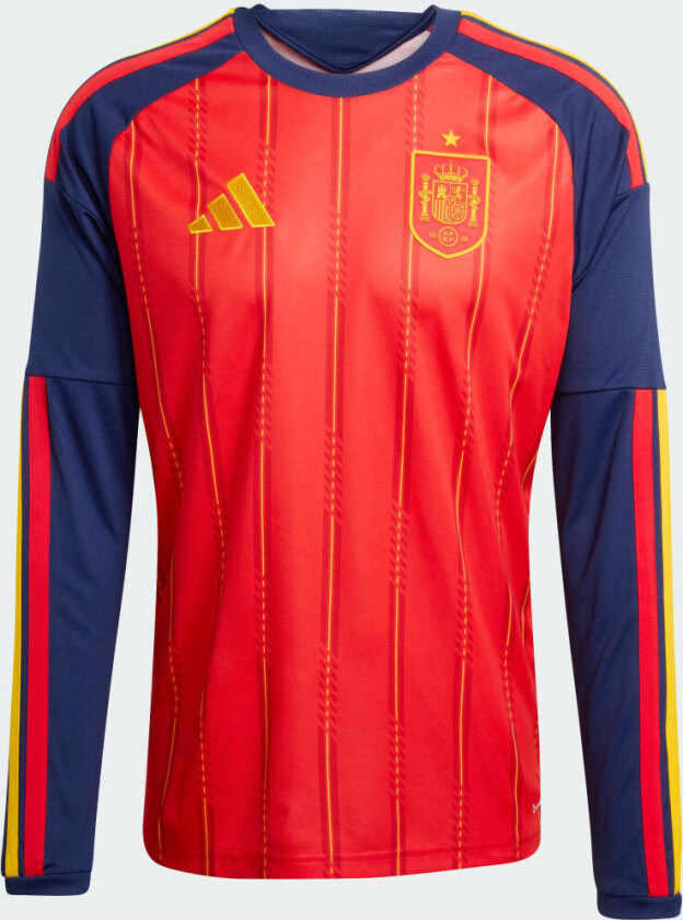Spania Hjemmedrakt World Cup 2026 Langermet - adidas, størrelse Small