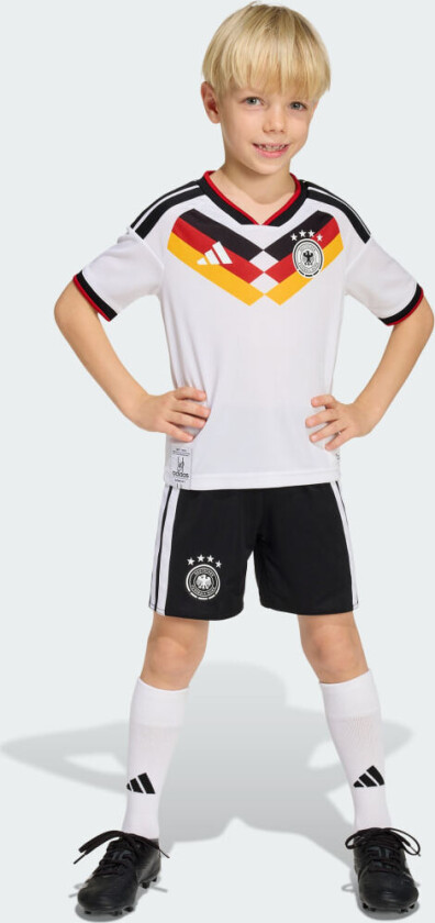 Tyskland Hjemmedrakt World Cup 2026 Mini-kit Barn - adidas, størrelse 104cm