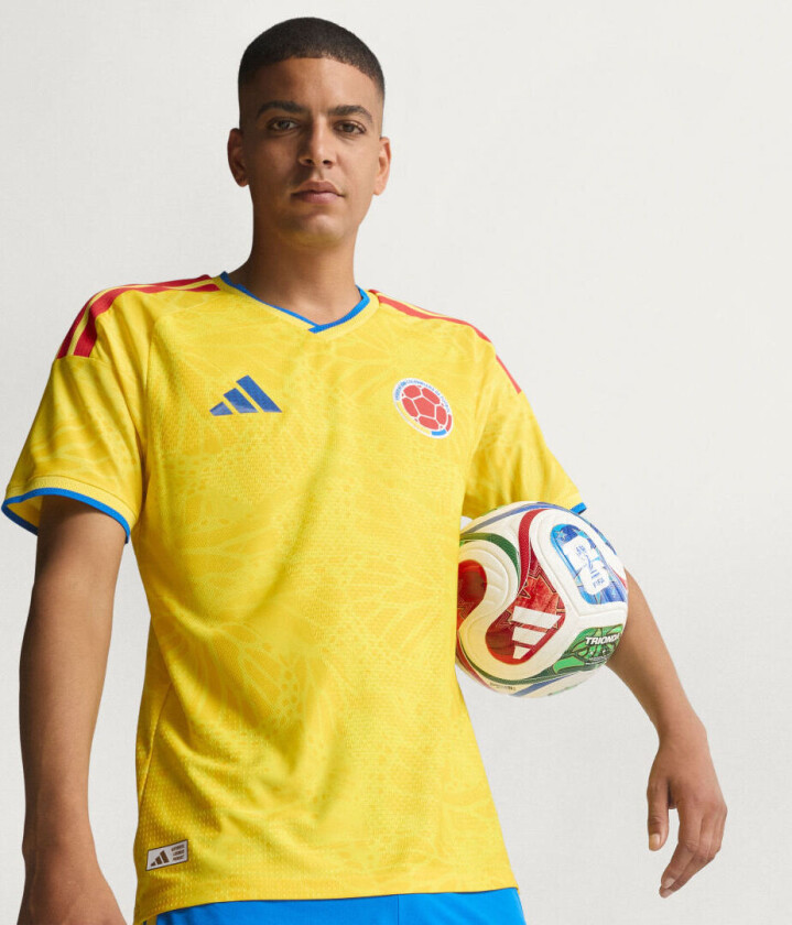 Colombia Hjemmedrakt World Cup 2026 Authentic - adidas, størrelse Large