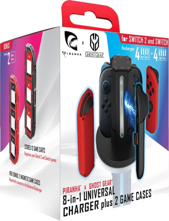 x GhostGear Nintendo Switch 1/2 Joy-Cons lader
