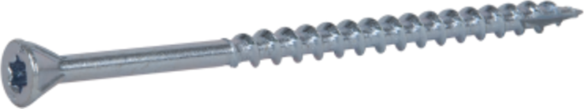 Sponplateskrue senkehode torx stål ø: 4.2mm l: 55mm blankforsinket ant: 1000stk
