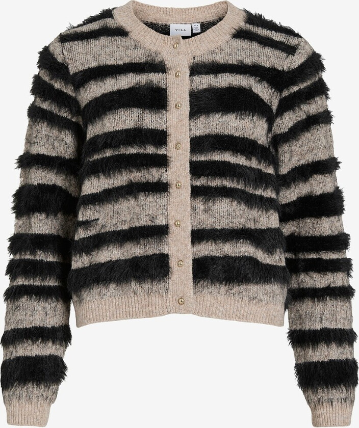 Kardigan viAlda L/S O-neck Cardigan/ka - Brun