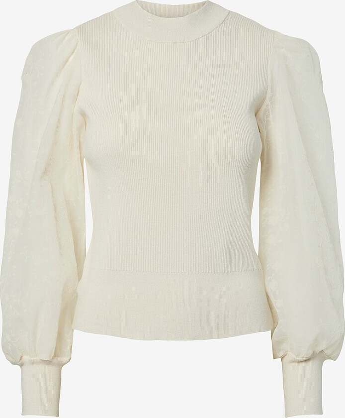 Genser yasDotme LS Knit Pullover S - Grå