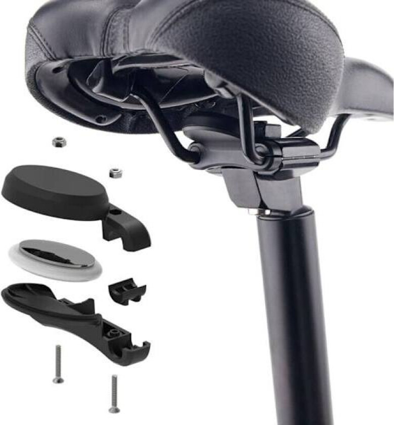 Skjult AirTag sykkelholder for sete, tyverisikring GPS-tracker, kompatibel med Apple for terreng- og landeveissykler