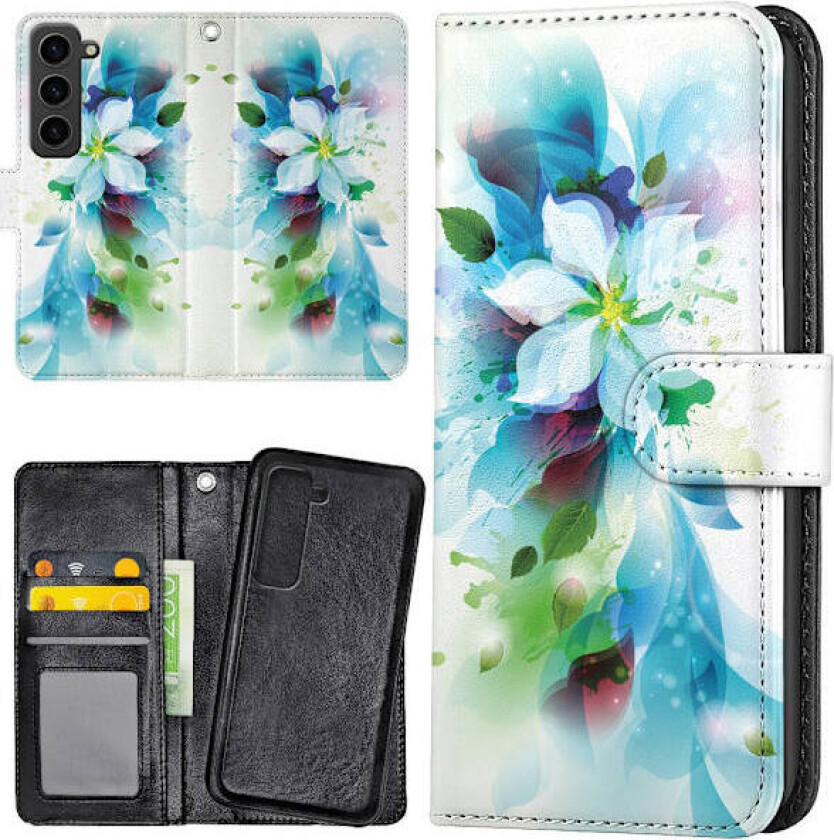Samsung Galaxy S23 Plus - Lommebok Deksel Blomst