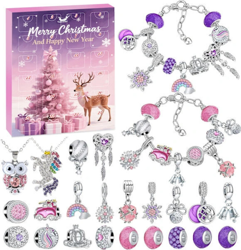 Julekalender for barn med smykker og hobby - 24 aktiviteter{f28}【PL】