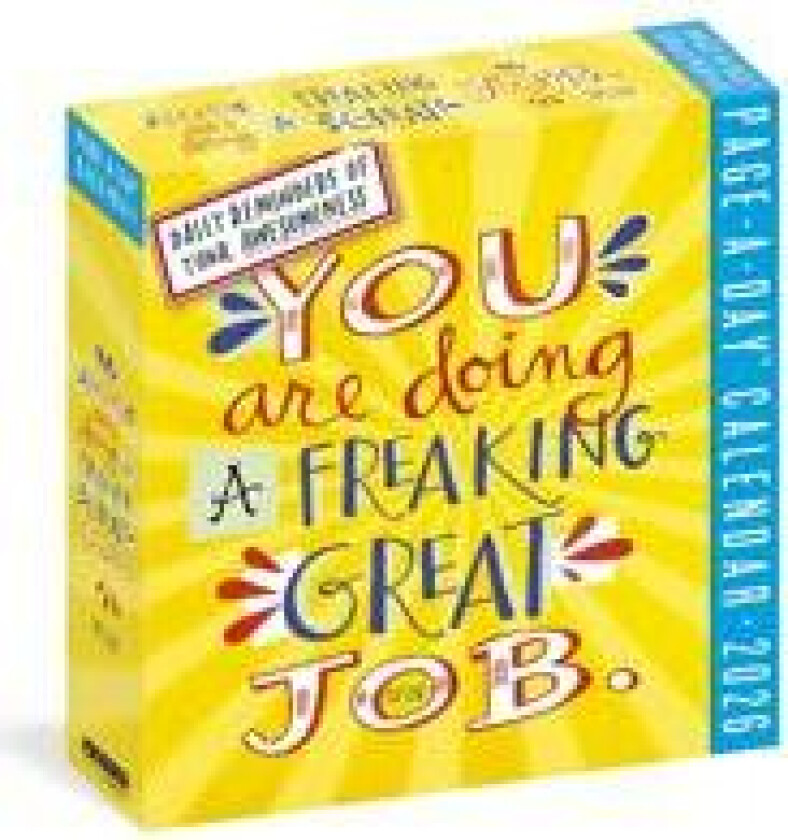 You Are Doing a Freaking Great Job Page-A-Day® Calendar 2026