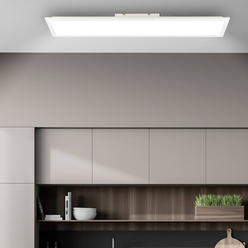 LED-panel Simple A, hvit, 100 x 25 cm, metall, 4000 K