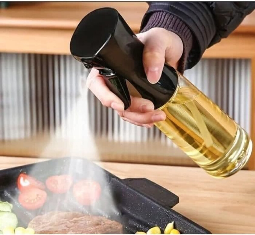 Oljesprayflaske. Oljespray. Matoljespray for salat, grilling, kjøtt. 300 ml