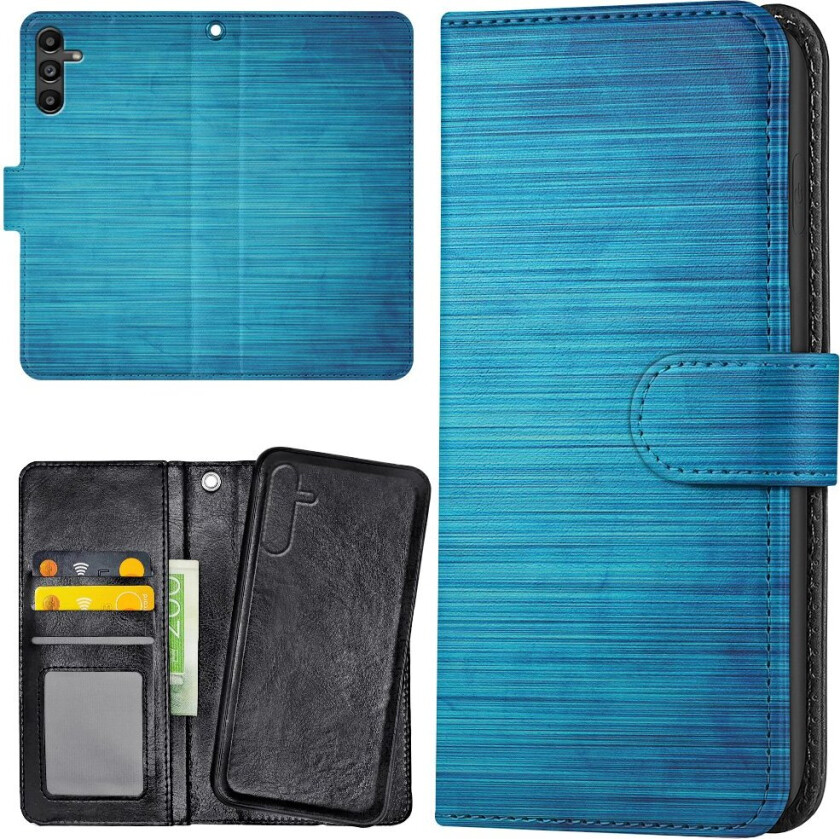 Samsung Galaxy A17 5G - Lommebok Deksel Ripet Tekstur