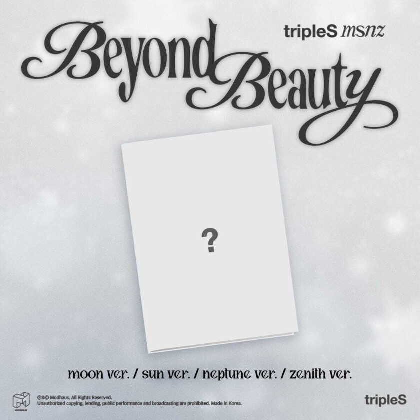 tripleS MSNZ (Beyond Beauty) Random Cover incl. Sticker, Folded Poster, Visual Car, Unit Polaroid, ID Photo + Double Class Objekt CD