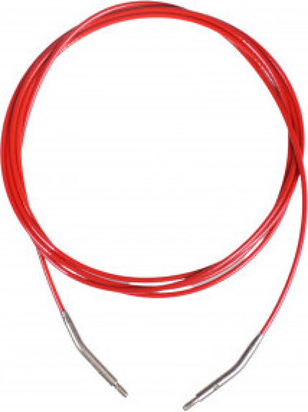 Vaier/Kabel til Utskiftbare Rundpinner Rød 126cm (Blir