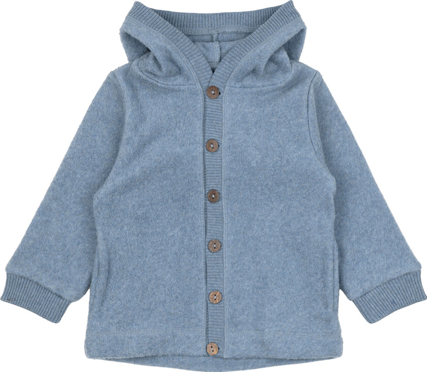 Fleecegenser - Falmet Denim Melert - - 1 år (80) - Fleecejakke