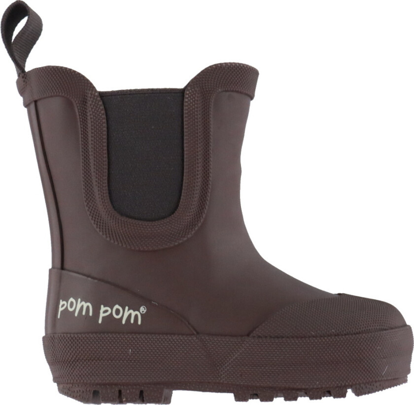 Gummi støvklut m. Fôr - Ankel - Chocolate - - 26 - Gummistøvler