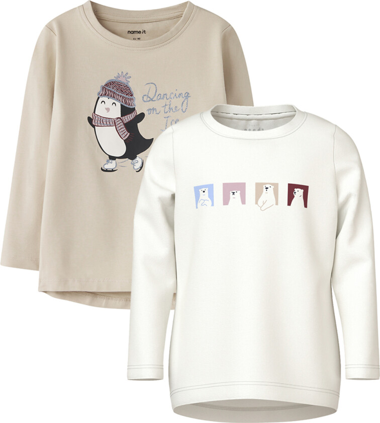 Genser - 2-pack - NmfVix - Cloud Danser/Sement Penguin - - 7-8 år (122-128) - Genser