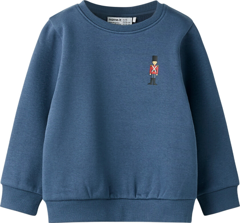 Collegegenser - NmmRopus - Vintage Indigo - - 4 år (104) - Collegegenser