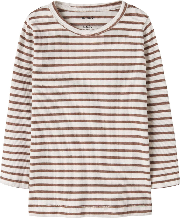 Genser - Rib - Noos - NmnBani - Ristet Coconut - - 5 år (110) - Genser