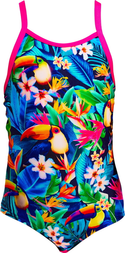 Badedrakt - Trykt - UV50+ - Birdie Ordspill - - 3 år (98) - Badetøy