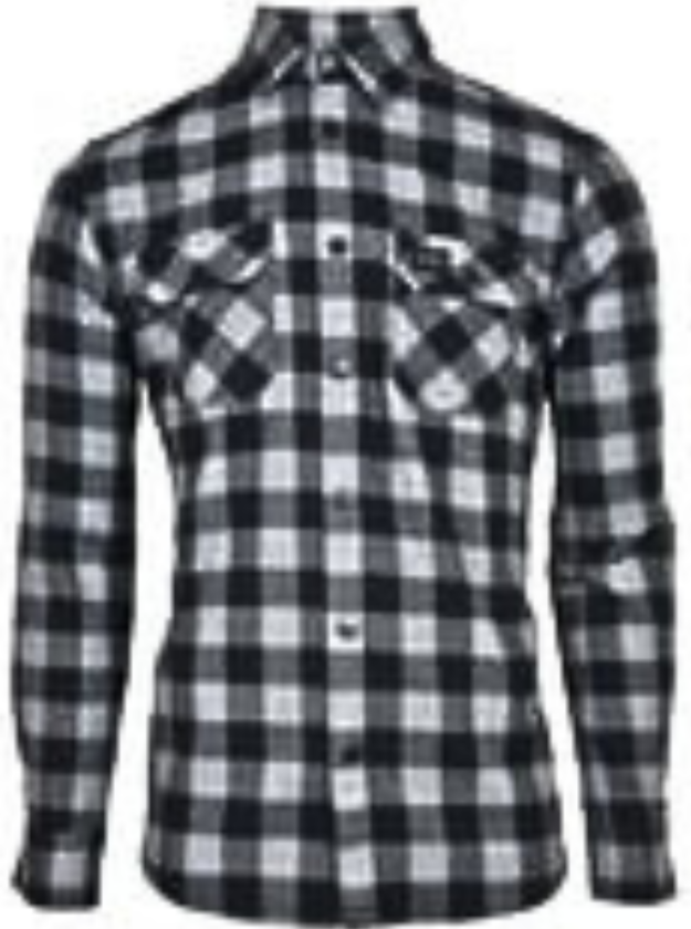 Flanellskjorta Dark Grey/Black