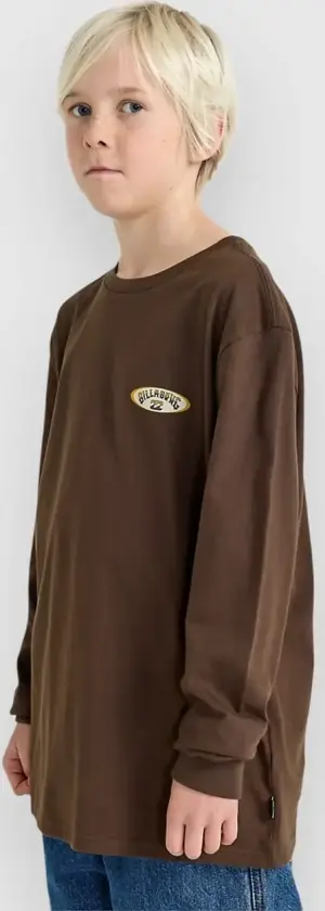 Orbit Arch Kids Longsleeve T-Shirt brun