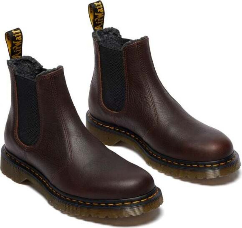 Biker Boots - 2976l WL - Dark Brown Grizzly - EU41 til EU47 - Herrer - brun