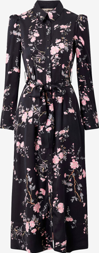 Kjole Satin Belt Dress - Svart