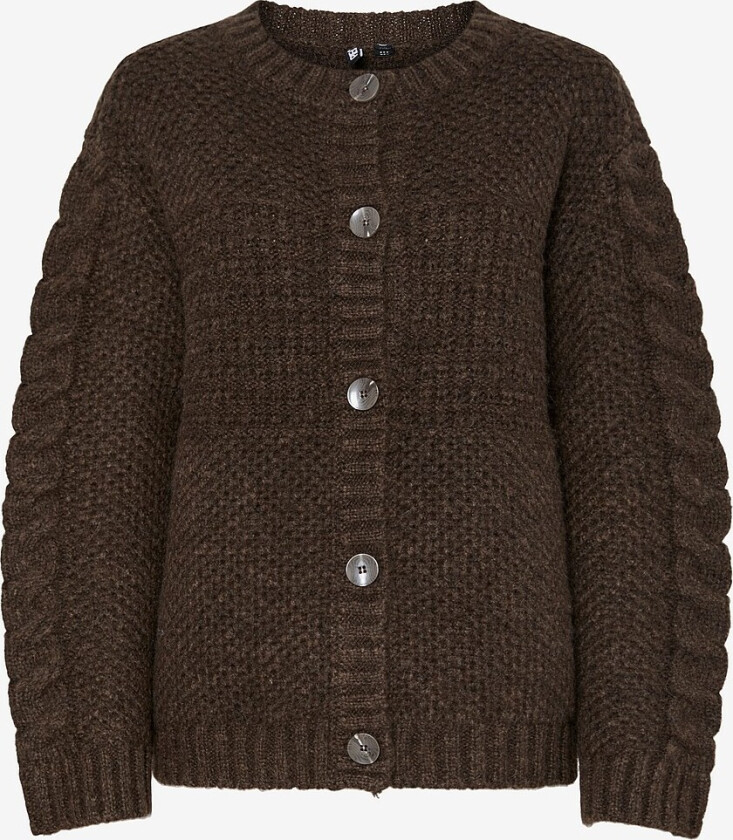 Kardigan pcJacinthe LS O-neck Knit Cardigan - Grå