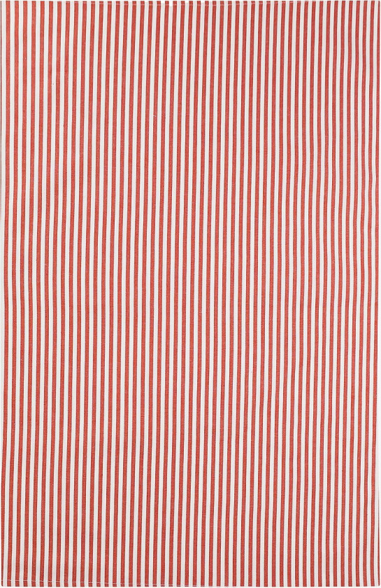 Kjøkkenhåndkle Bertille Terracotta 50x75 - Hvit