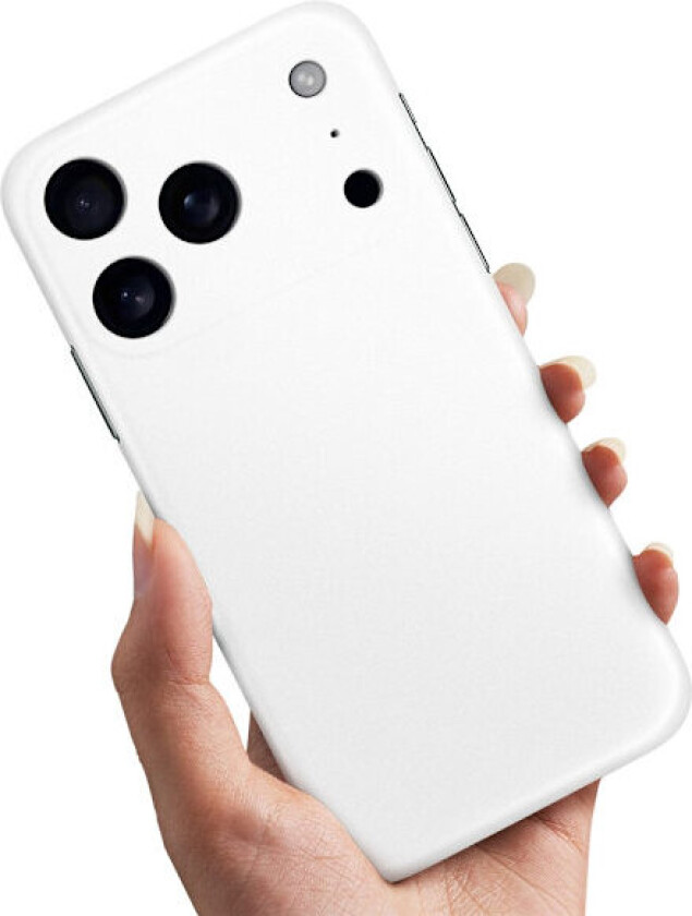 iPhone 17 Pro Max - Deksel/Mobildeksel Hvit