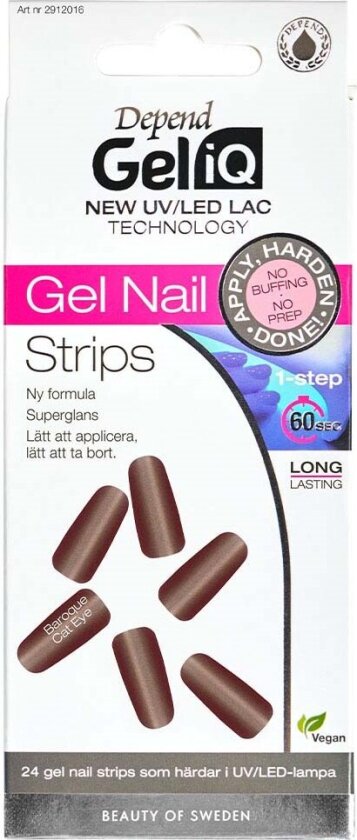 Gel iQ Gel Nail Strips Baroque Cat Eye