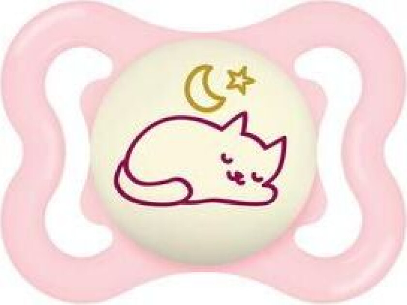 Supreme Night Silikon Smokk 0-6 mnd. - Rosa