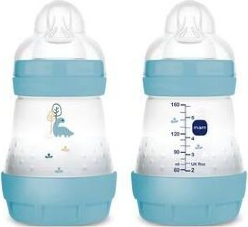 Easy Start Anti-Kolikk Tåteflaske 160 ml - Blå