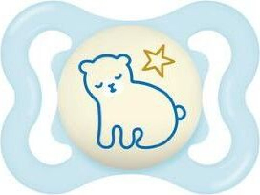 Supreme Night Silikon Smokk 0-6 mnd. - Blå