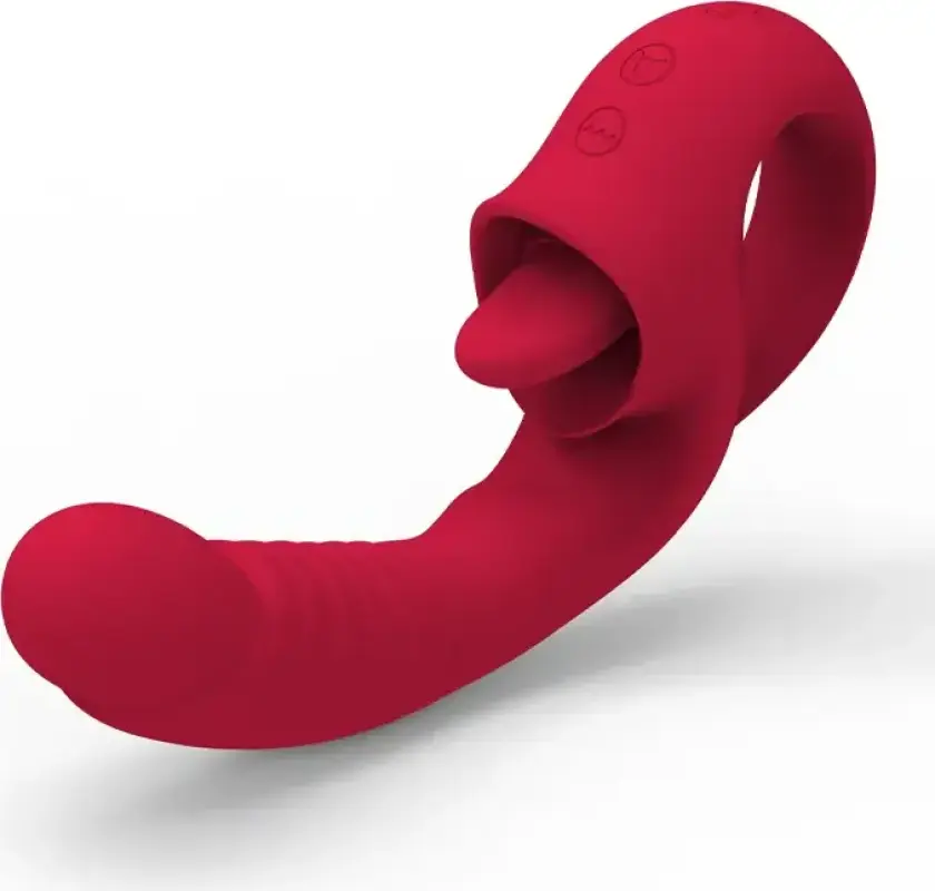 Rechargeable Licking 10-Functions Vibrator