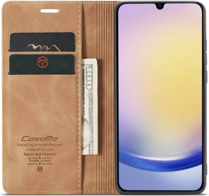 CaseMe mobildeksel 013 Samsung Galaxy A56 5G - Brun