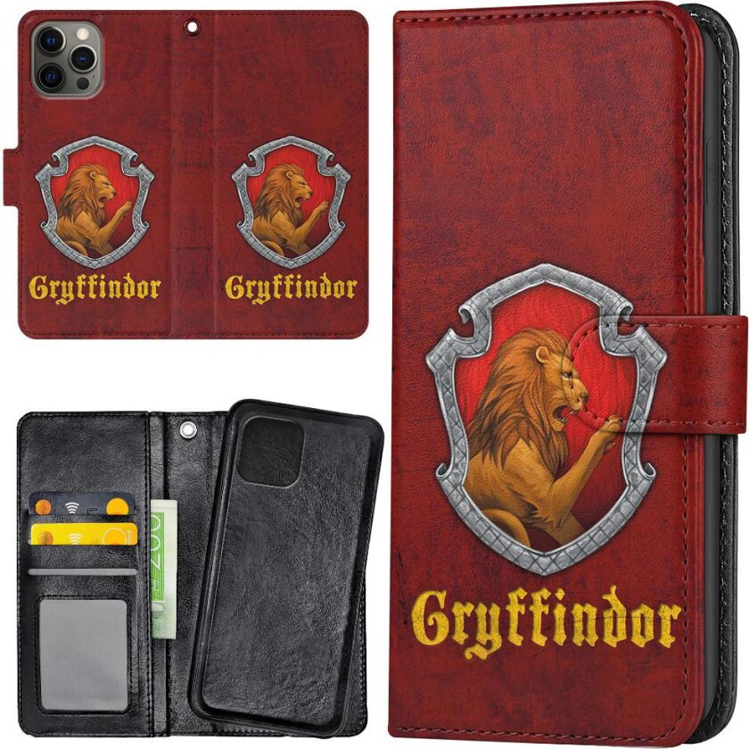iPhone 14 Pro - Lommebok Deksel Harry Potter Gryffindor
