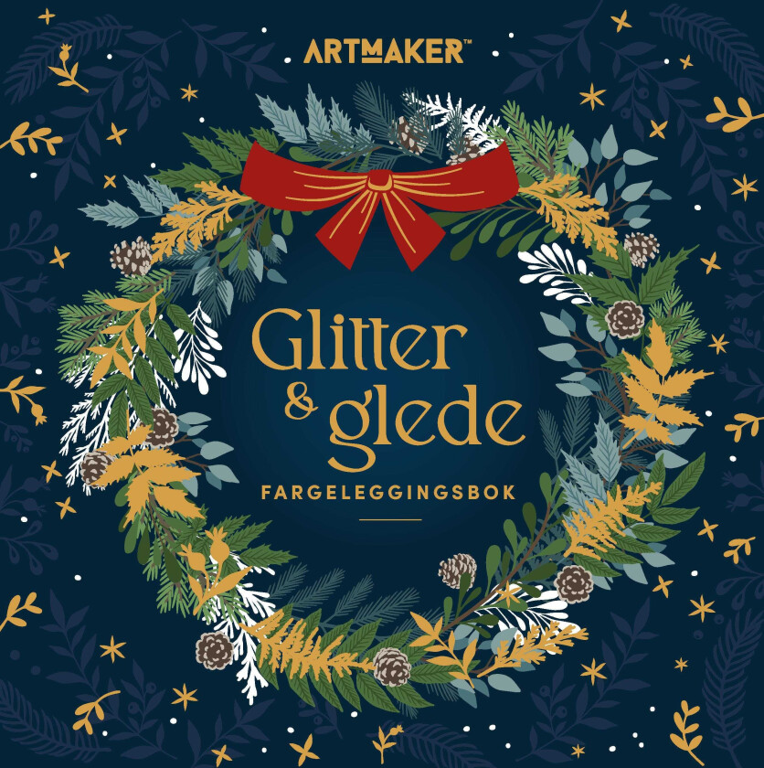 Glitter & glede fargeleggingsbok