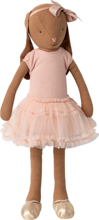 Kanin - Trikot og tyllskjørt - Str. 3 - Rosa - - OneSize - Dukke