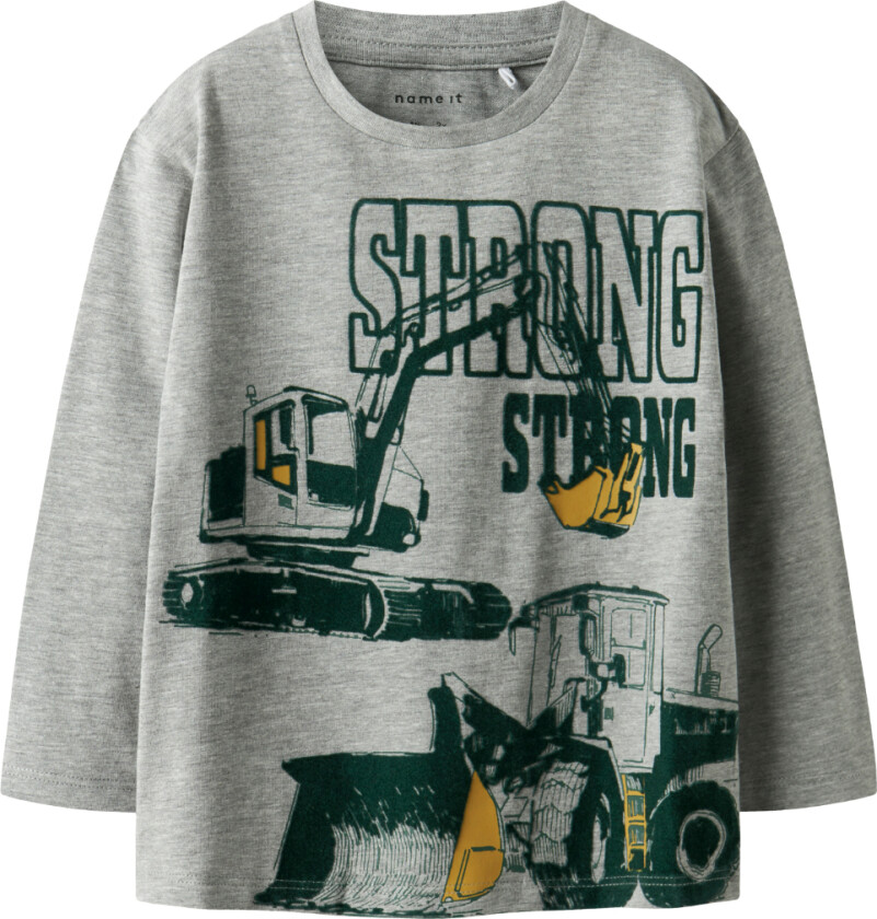 Genser - NmmSennet - Grey Melange - - 3 år (98) - Genser