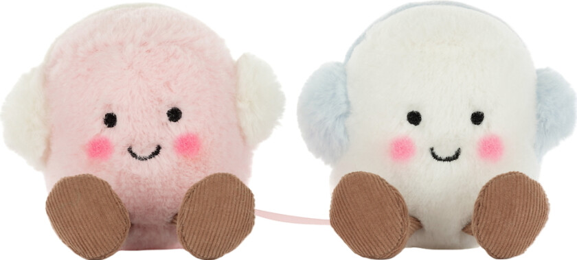 Kosedyr - 9x16- Amuseables Toastie Rosa And White Marsh - - OneSize - Kosedyr