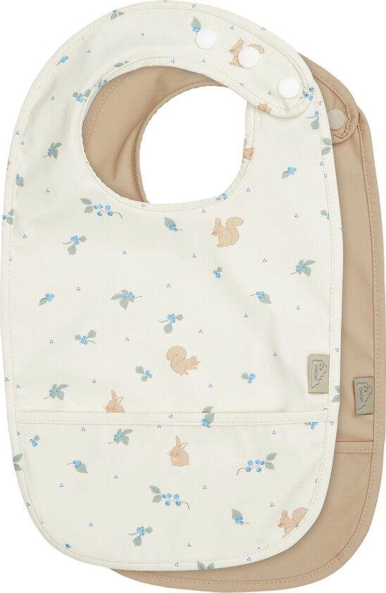 Bilde av Smekker m. Lomme - PU - 2-pack - Blåbær - - OneSize - Smekke