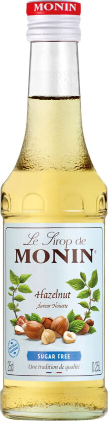 Sukkerfri Hasselnøttsirup - 25 cl.