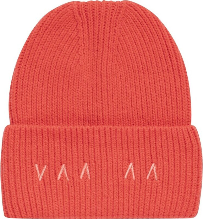 Vaagaa Everyday Wool Beanie Peachy Red