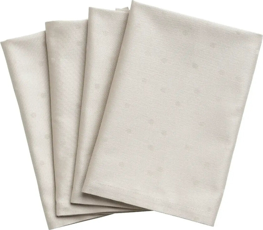 Confetti Damask Napkin 45X45 Cm - 4 Pack - Cream - 45X45CM