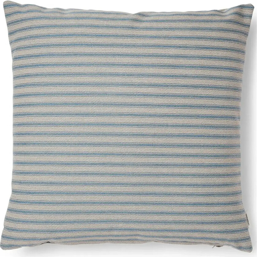 Outdoor Fine Stripe Cushion - Blue - 45X45CM