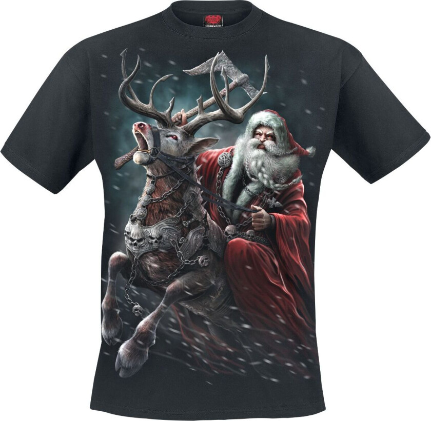 T-skjorte - Sleigher - S til 4XL - Herrer - svart