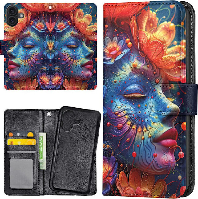 iPhone 17 - Lommebok Deksel Psychedelic