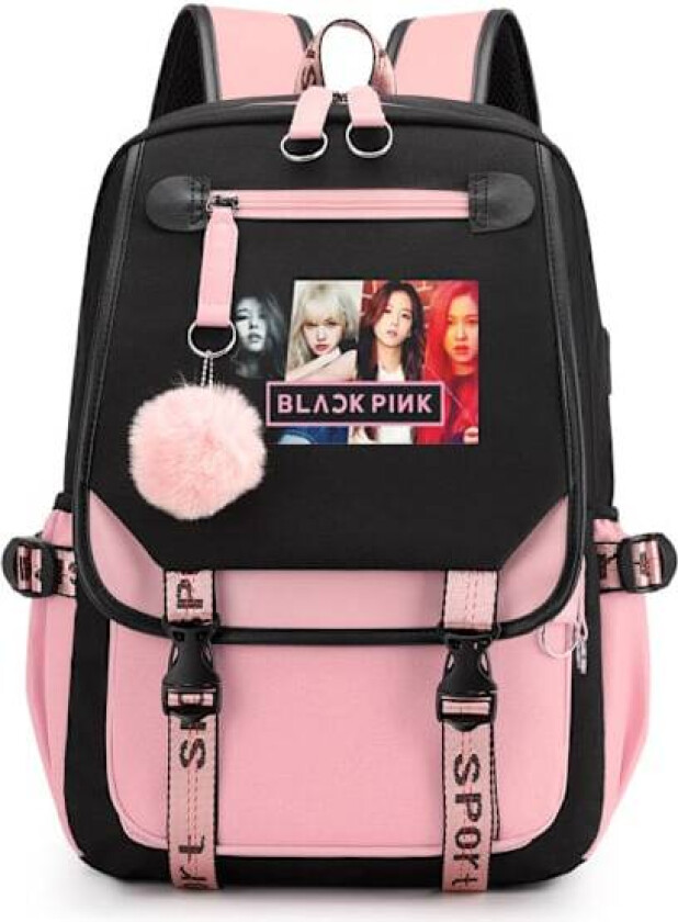 BLACKPINK Ryggsekk Skoleveske 2